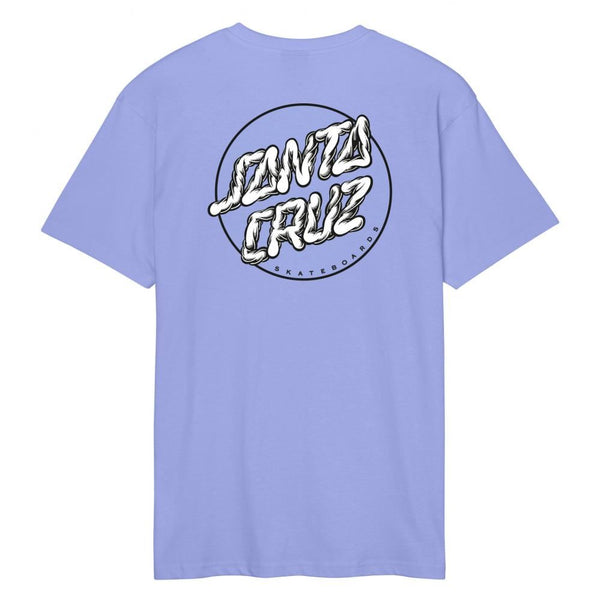 Santa Cruz T-Shirt Alive Dot T-Shirt - Digital Violet - Skatewarehouse.co.uk