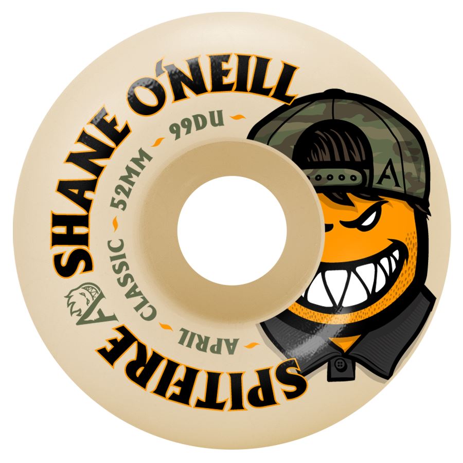 Spitfire F4 99Du April Shane OÕNeill Classic (Natural) (99a) Skateboard Wheels