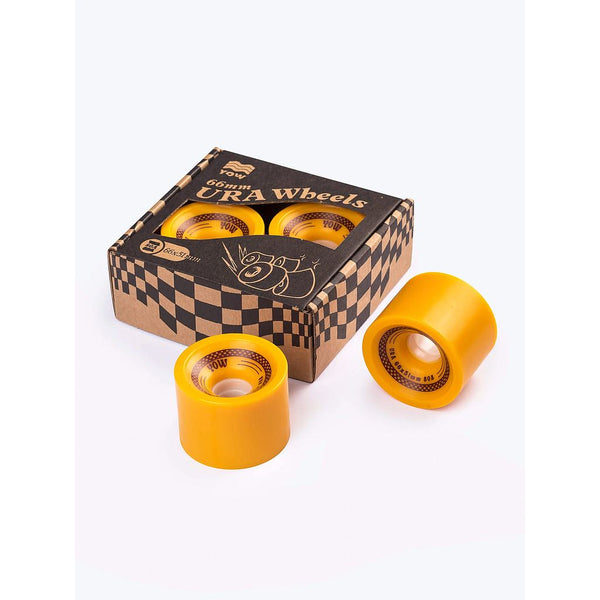 Ura Wheels x Mustard shr 80a Yow Wheels Pack - Skatewarehouse.co.uk