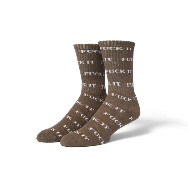 Huf Variety 3 Pack Sock (Brown) - One Size