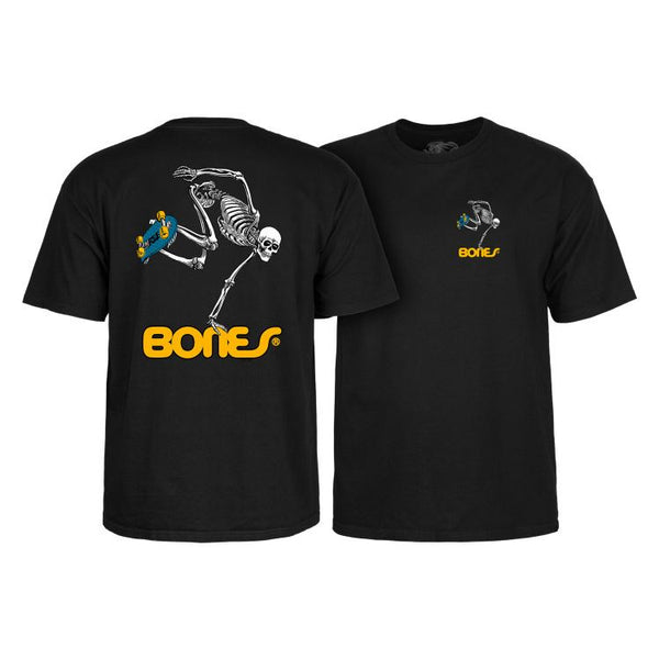 Powell-Peralta Skateboard Skeleton Youth Tee Black - Skatewarehouse.co.uk