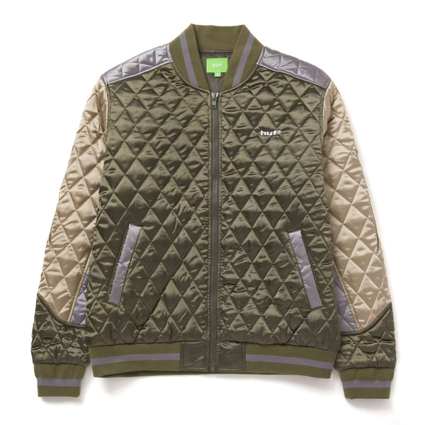 HUF Lightning Bomber Jacket (Olive) - XS