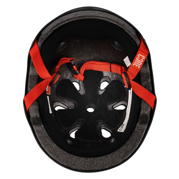CORE Street Helmet - Black / Red