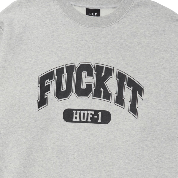 HUF Fuck It Crewneck (Heather Grey)