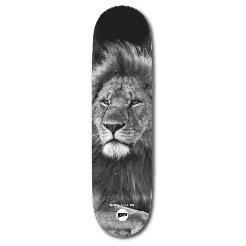 HOPPS Dustin Eggeling 'Lion' ” Skateboard Deck - 8.5"