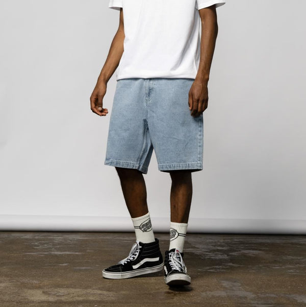 Santa Cruz Shorts Big Shorts - Stone Wash - Skatewarehouse.co.uk