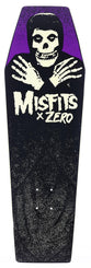 Zero Skateboards Misfits Fiend Coffin GITD Skateboard Deck - 9.5" - Skatewarehouse.co.uk