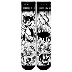American Socks Evil Cat - Mid High Socks