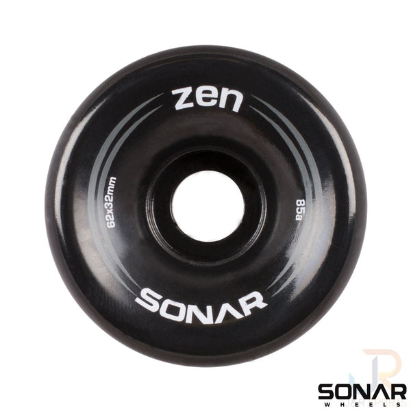 Sonar (4) Zen - Black - / 85a Skateboard Wheels - 62mm
