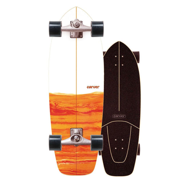 Carver Firefly 2021 - CX Surfskate Cruiser Skateboard - 9.75