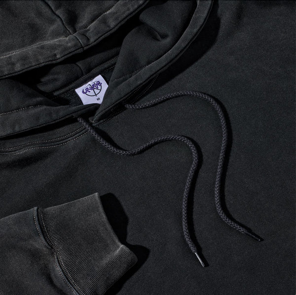 Polar Skate Co Dave Hoodie | Rabbit (Silver Black) - S