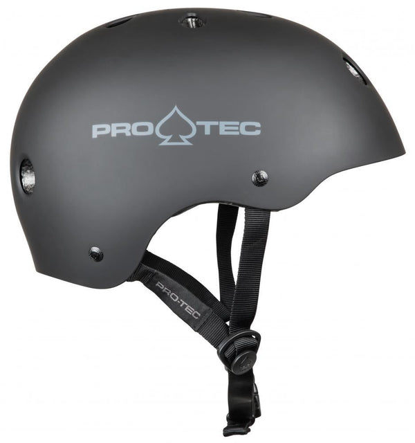 Pro-Tec Helmet Classic Cert - Matte Black - Skatewarehouse.co.uk