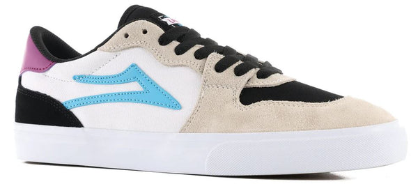 Lakai York Skate Shoes - White / Black - Skatewarehouse.co.uk