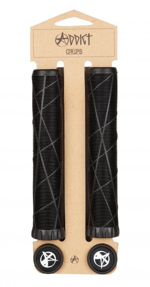Addict Scooter Grips OG Grips - Black - Skatewarehouse.co.uk