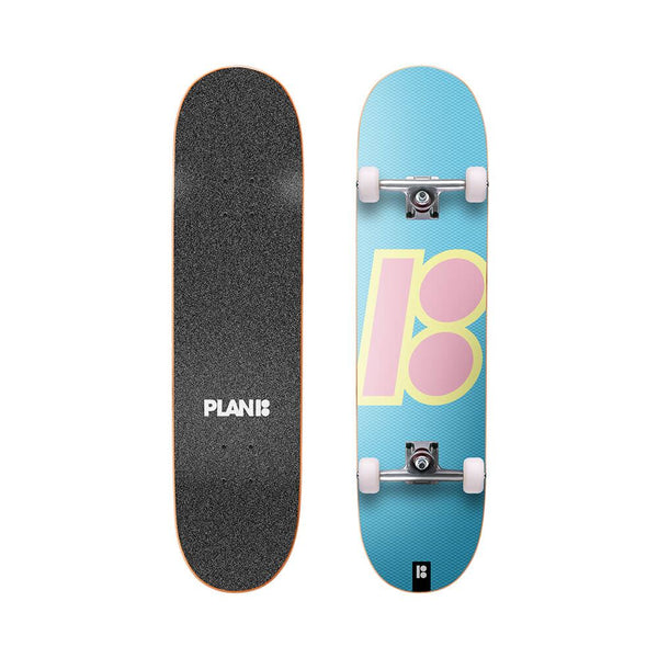 Plan B Slanted OG Blue Plan B Complete Skateboard - 8.125