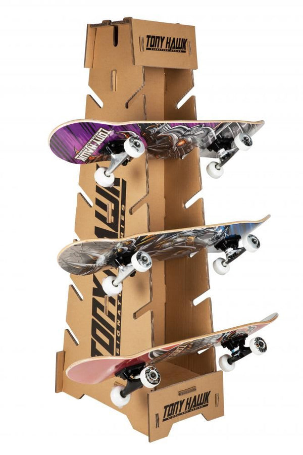 Tony Hawk Display Rack Cardboard - 12 Board Accessories - 120 CM