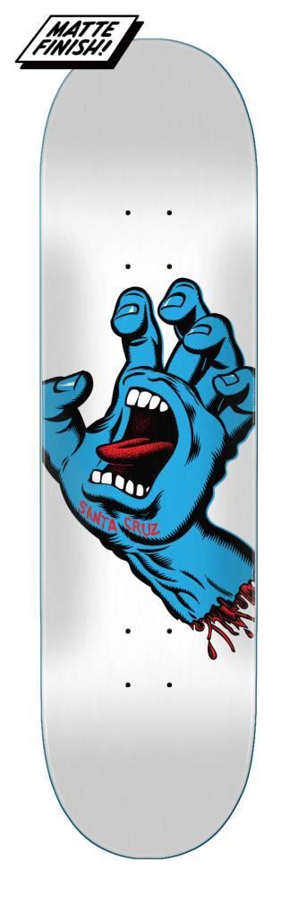 Santa Cruz Logo Screaming Hand Skateboard Deck - 8.25