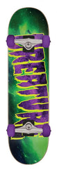 Creature Galaxy Logo Mid Green / Purple Complete Skateboard - 7.8"