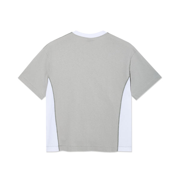 Polar Skate Co Surf Panel Tee (Silver / White) - XL