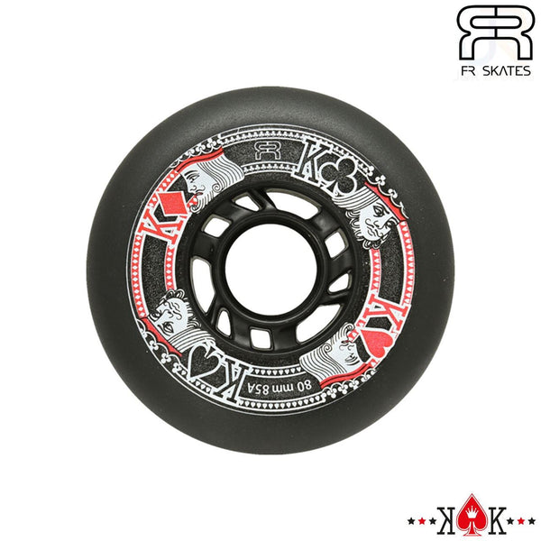 Fr Street Kings Wheel (Set of 4 Wheels) - Black - 72Mm/85A - Skatewarehouse.co.uk