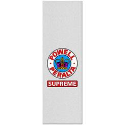 Powell Peralta Supreme • 10.5" Clear Skateboard Griptape - - Skatewarehouse.co.uk