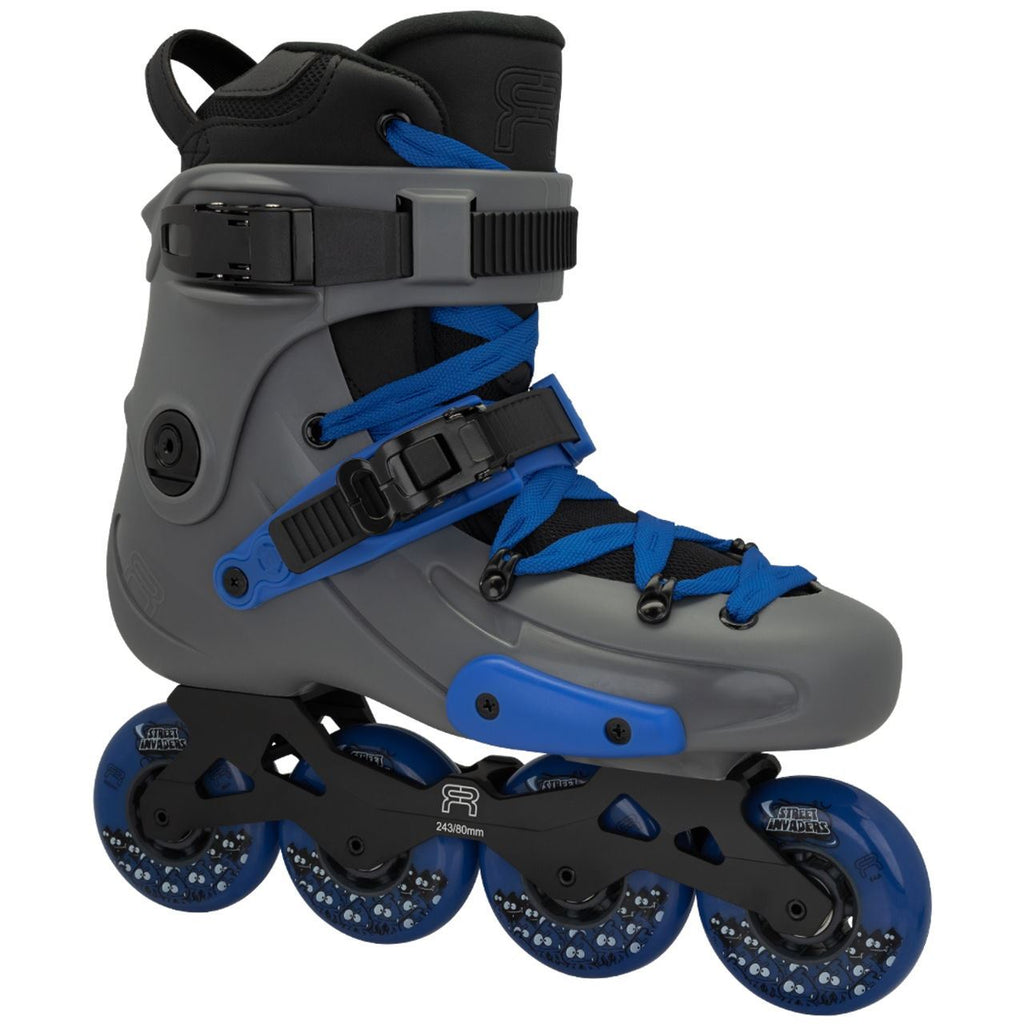 Fr Skates Fr1 80 Grey / Blue Inline Skates - Skatewarehouse.co.uk