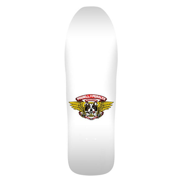 Powell Peralta Frankie Hill • Bull Dog '' • White/Gold Foil (Shape ) Skateboard Deck - 13.0