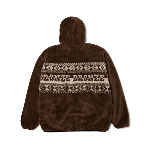 HUF X Bronze High Pile F / Z Fleece (Brown) - S