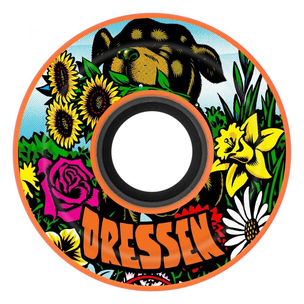 Slime Balls Skateboard Wheels 60mm Eric Dressen Pup Reissue - Orange - Skatewarehouse.co.uk