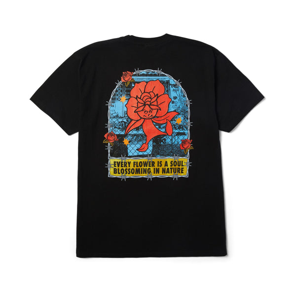 HUF Flower District SS Tee (Black)