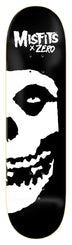 Zero Skateboard Misfits Fiend Skull Right Skateboard Deck - 8.25" - Skatewarehouse.co.uk