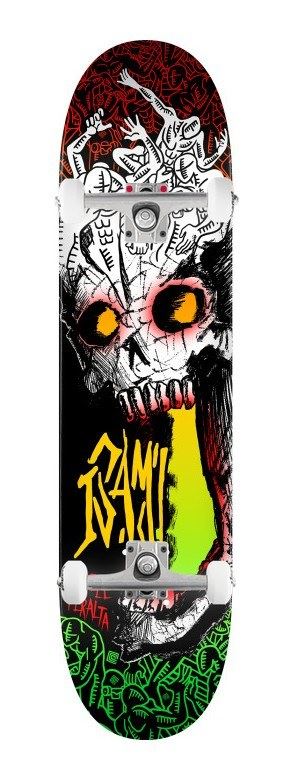 Powell Peralta Isamu Yamamoto • Skull • x Venom Custom Complete Skateboard - 8"