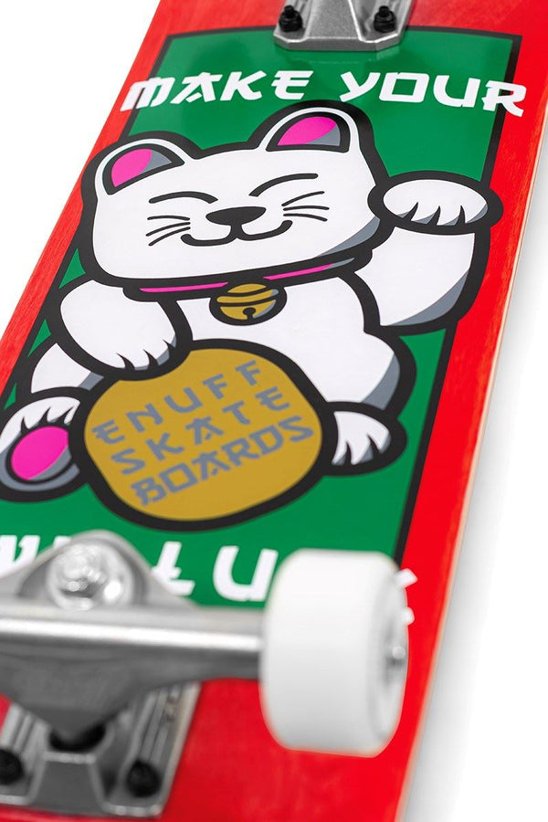 Enuff Lucky Cat Red Complete Skateboard - 7.25