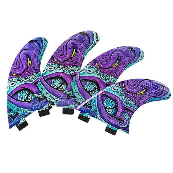 3D Fins - All Rounder Quad - Medium - Kracken (FCS1 / Futures)