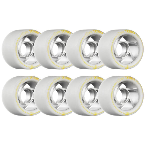 Rollerbones - Turbo Alu Hub White (8) - / 94a Skateboard Wheels - 62mm