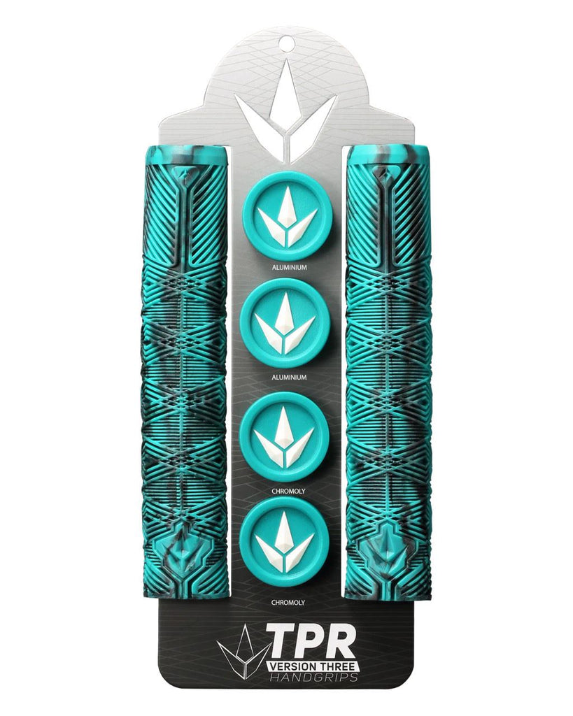 Blunt V3 - Black / Teal Scooter Bar Grips