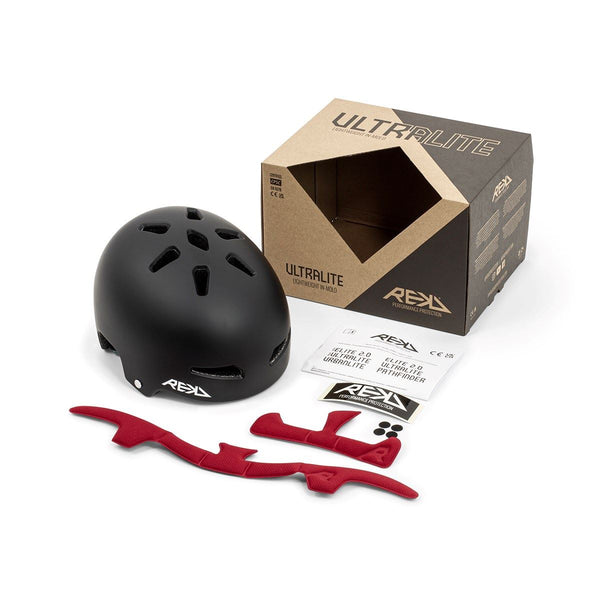 REKD Junior Ultralite In-Mold Helmet - Black
