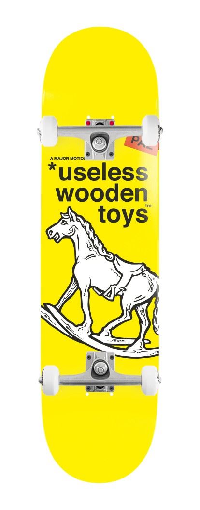 Heritage New Deal Useless Wooden Toys Popsicle Yellow x Venom Custom Complete Skateboard - 8.5