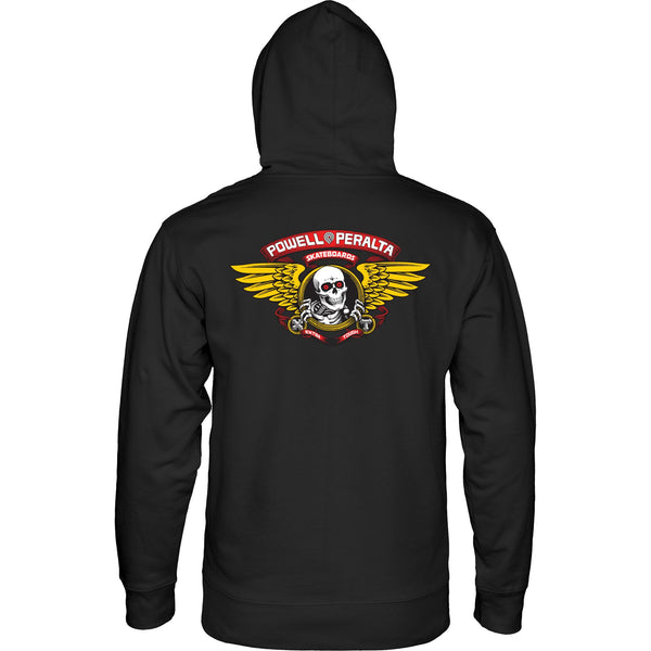 Powell-Peralta Winged Ripper • Hoody • Black Hoodie - L