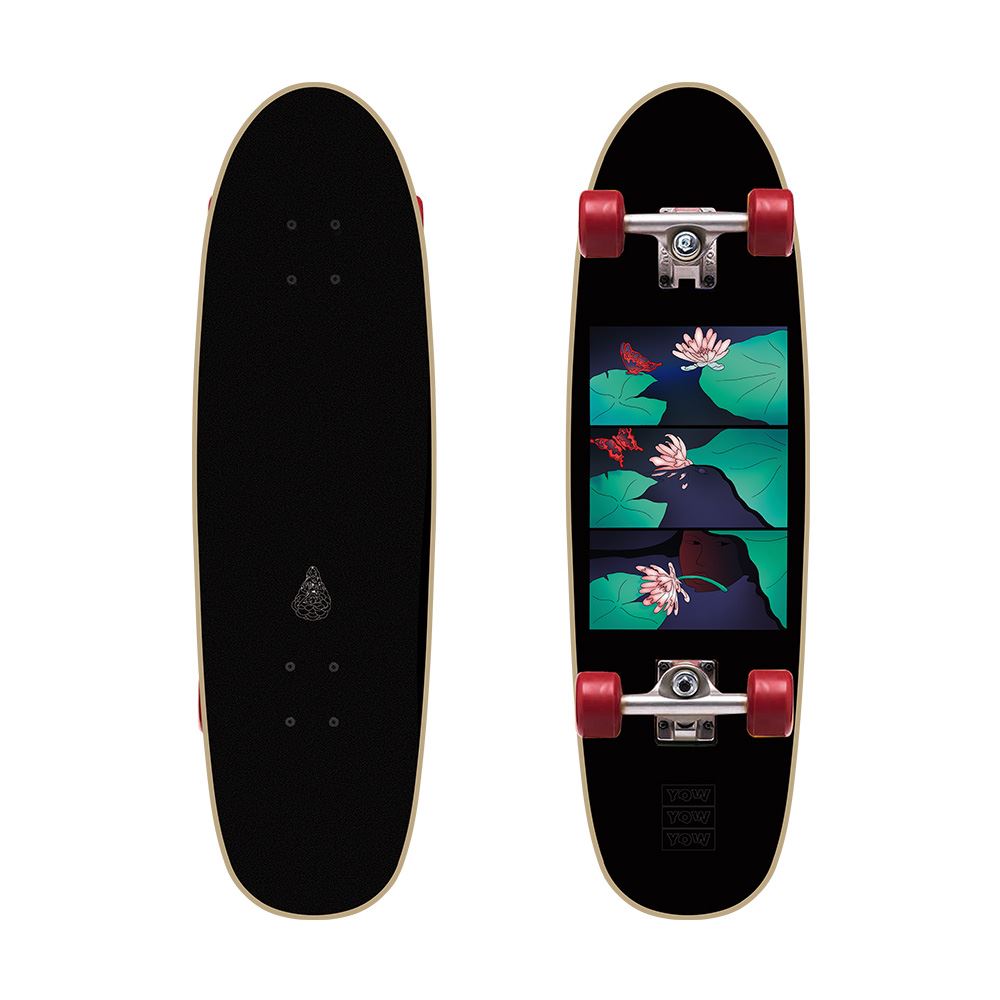 Yow Lotus 30"x8.5" Yow Surf Cruiser Complete Surfskate Cruiser - 30.0" - Skatewarehouse.co.uk