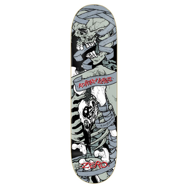 Zero Pushead 30 yr Reissue Adrian Lopez Skateboard Deck - 8.25"