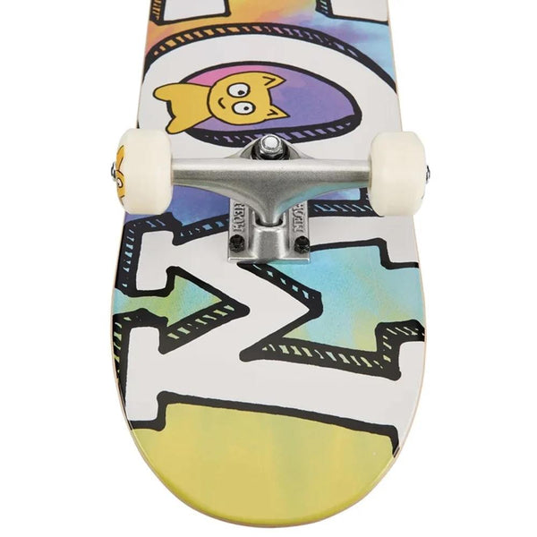 Meow Logo Tie Dye Complete Skateboard - 7.5