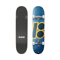 Team Classic Stained x31.85" Plan B Complete Skateboard - 8.0"