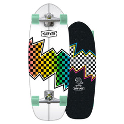 Carver LAZER FAZER Mini Kids Surfskate Cruiser Skateboard C5 - 9.125" x 26.0" - Skatewarehouse.co.uk