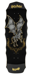 Welcome x Harry Potter Thestral on Widow (Black/Gold Foil) Skateboard Deck - 10.0" - Skatewarehouse.co.uk