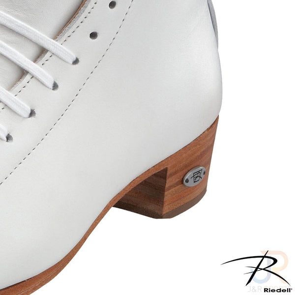 Riedell 297 PRO Skate Boots - White - Narrow Quad Parts