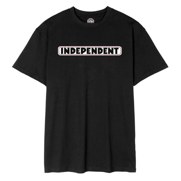 Independent T-Shirt Bar Logo T-Shirt - Black - Skatewarehouse.co.uk