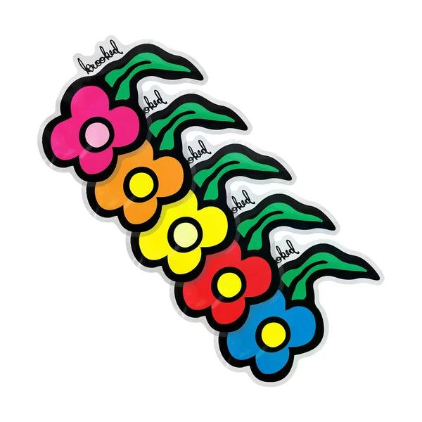 Krooked Wildstyle Flowers Sticker - Md - M