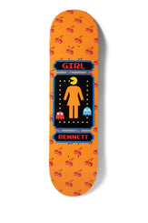Girl Skateboard Pac-Man Niels Bennett Skateboard Deck - 8.5" - Skatewarehouse.co.uk
