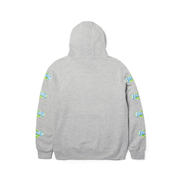 HUF x Thrasher Logo PO Hoodie (Black) - S